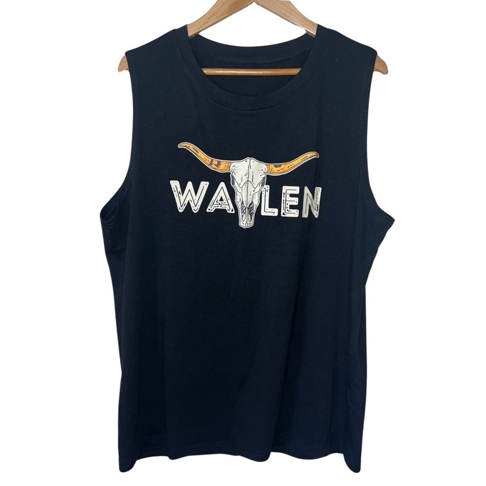 Morgan Wallen County Music Women’s Black Muscle Tee Shirt Size XL